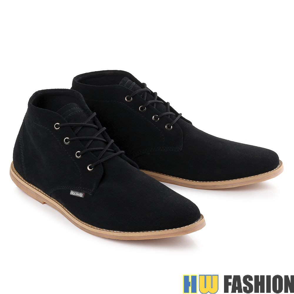 Blackkelly - BCL 522 Sepatu Sneakers Pria HITAM murah original cibaduyut keren