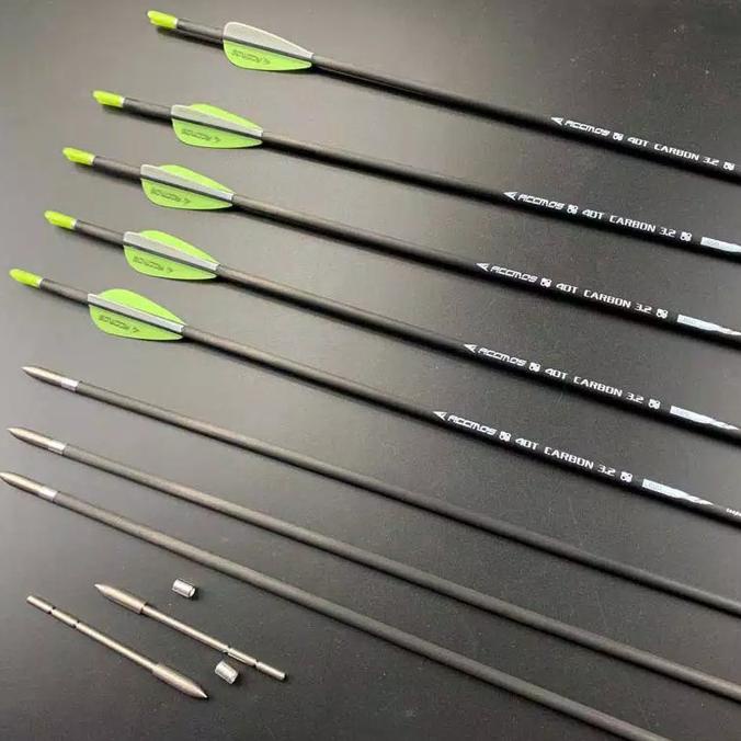 Setengah Lusin Arrow Carbon Accmos Diameter Mirip X10 Bima Archery Terlaris