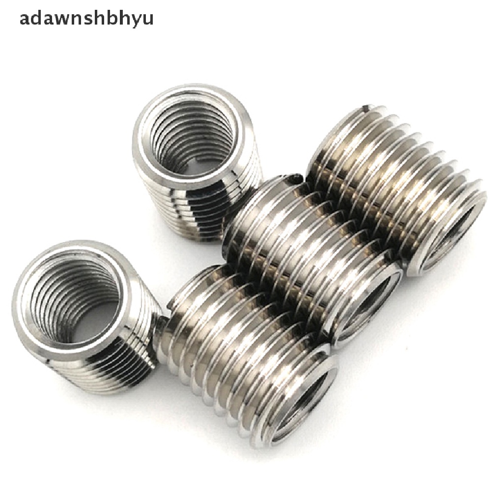 Adawnshbhyu 10PCS Adapter Drat Stainless Steel Perubah M8 8mm Male To M6 6mm Female