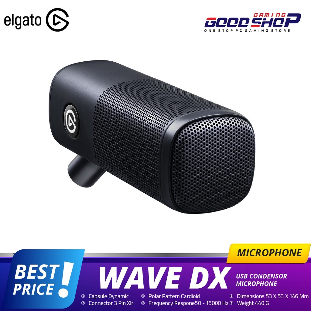 ELGATO WAVE DX DYNAMIC XLR MICROPONE