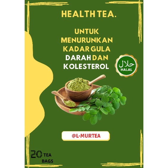 

teh moringa 2in1 100% asli dan alami (minuman penyembuh segala penyakit ) dan untuk kecantikan