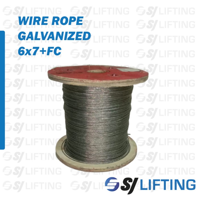 Wire Rope Kawat Sling Galvanis 2mm