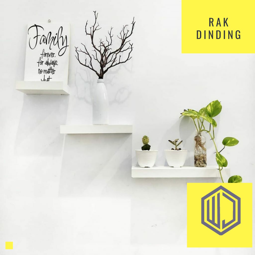 Rak Dinding Minimalis Gantung Uk 20 30 40 BERGARANSI Rak Dinding Minimalis Gantung Uk 20 30 40 BERGARANSI