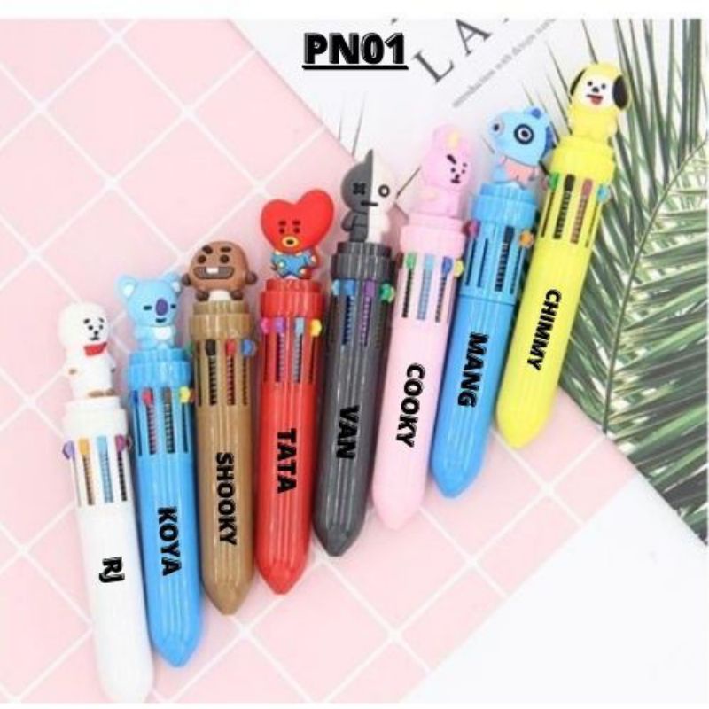 

pulpen BTS 10 in 1