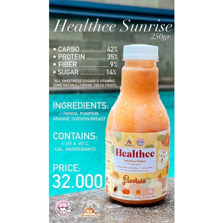 Healthee Nutritive Puree, Puree for Sugar Glider