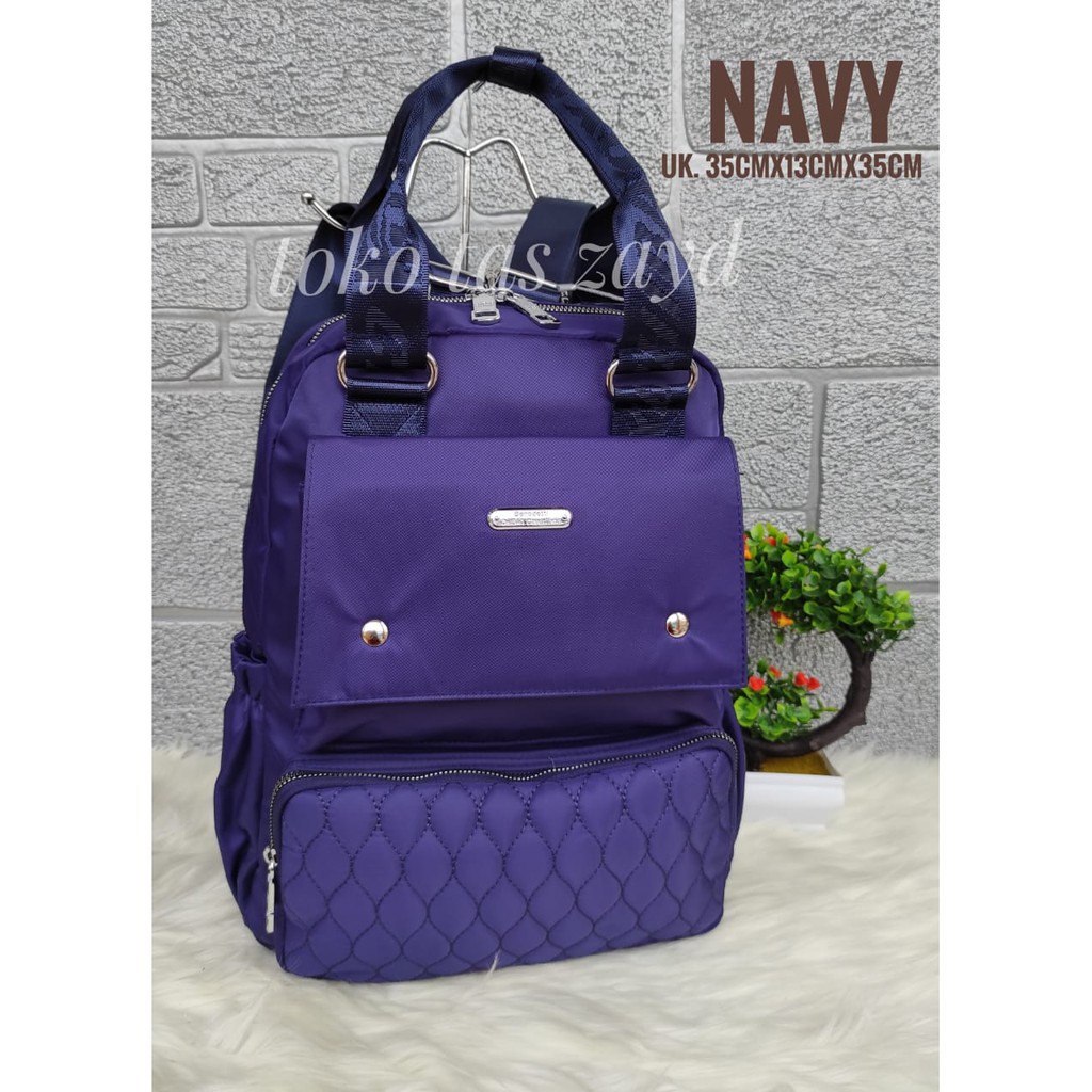 RANSEL WANITA CHIBAO IMPORT BORDIR MUAT LAPTOP 14 INCH 2IN1