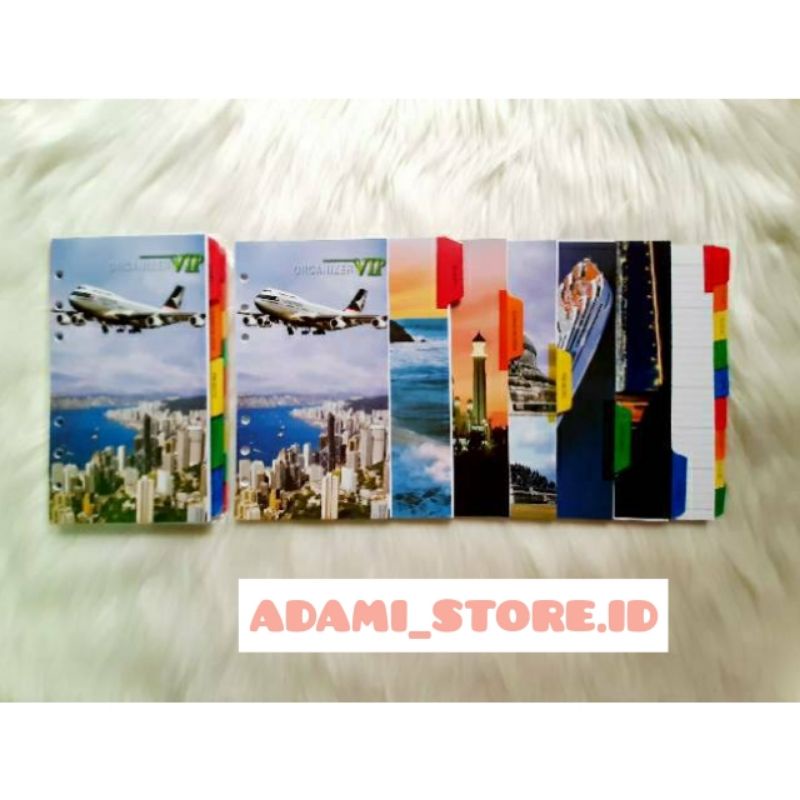 

Pembatas+Isi Binder A6 (6ring) Executive Organizer