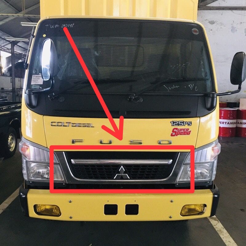 GRILL COLT DIESEL NEW CANTER 2020 - SEKARANG ORIGINAL 100% ASLI MITSUBISHI KTB Gril canter ori KM004