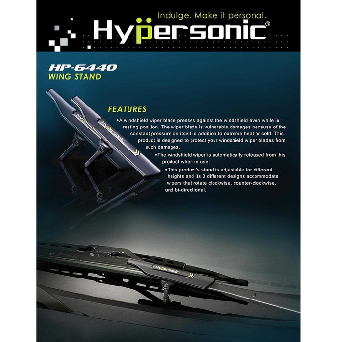 Automatic Hypersonic Wiper Stand HP6440 Wing Stang Pelindung Karet