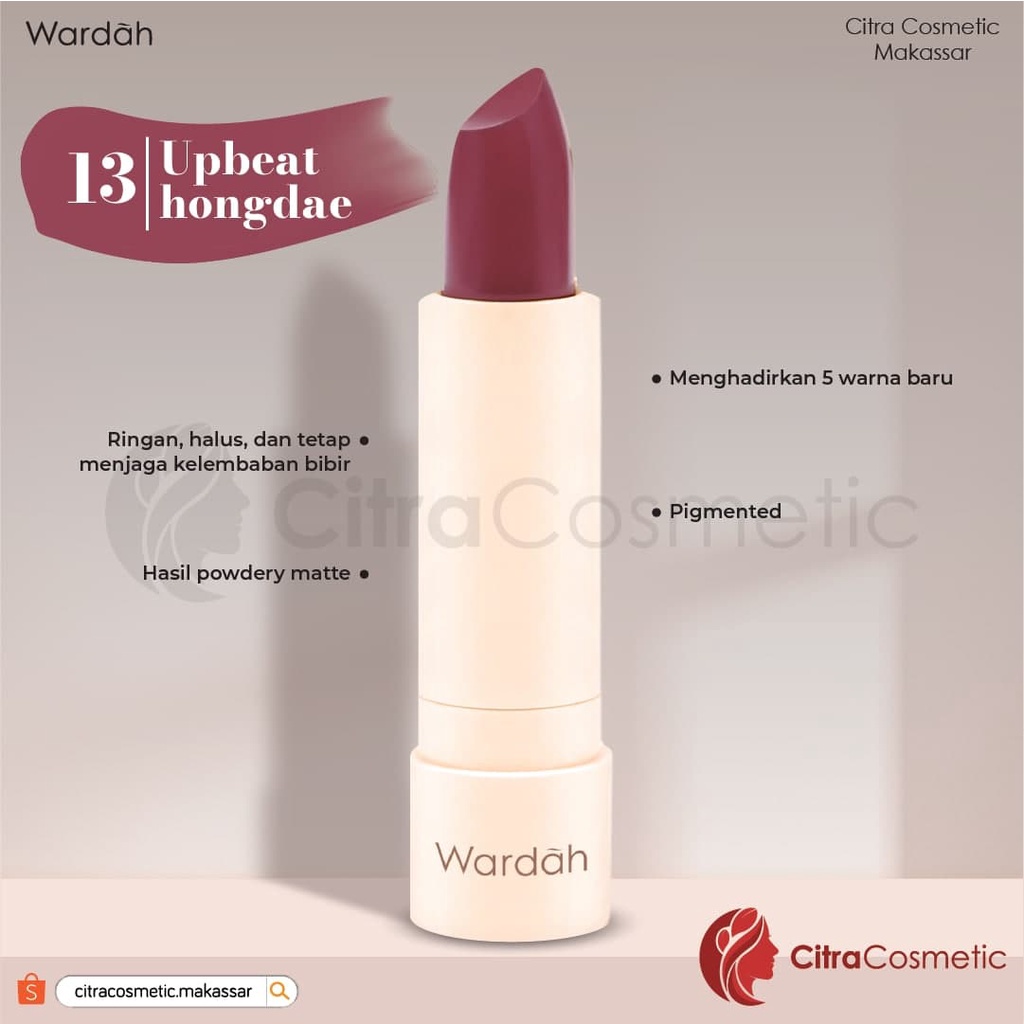 Wardah Colorfit Ultralight Matte Lipstick Korea Edition Series