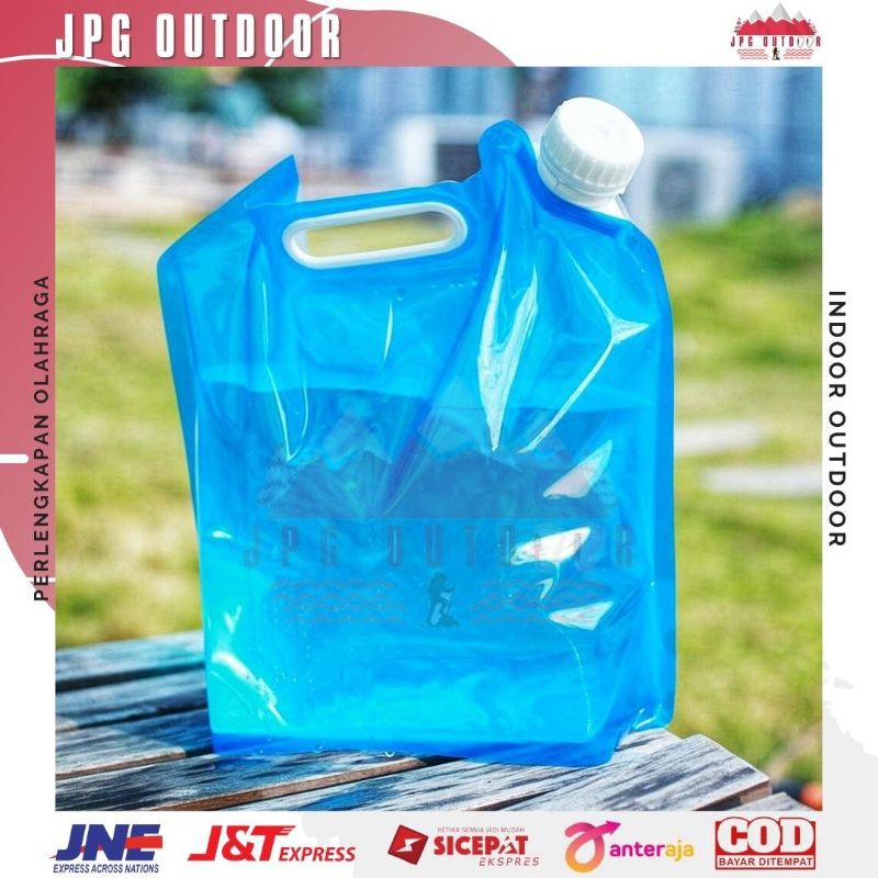 Kantung Air Jerigen Lipat Portable Water Tank 5 10 Liter