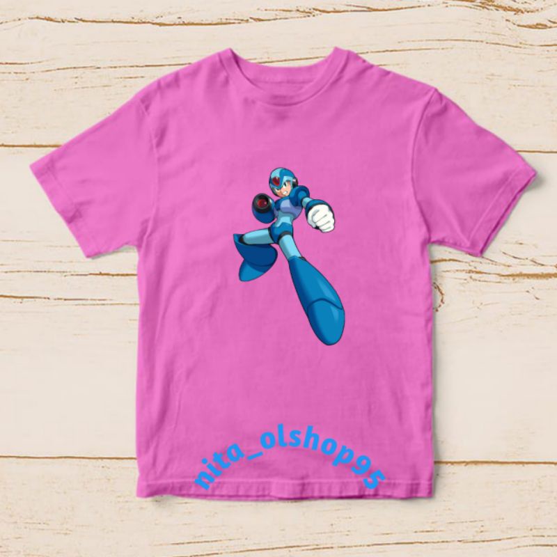 baju anak megaman / kaos anak karakter mega man