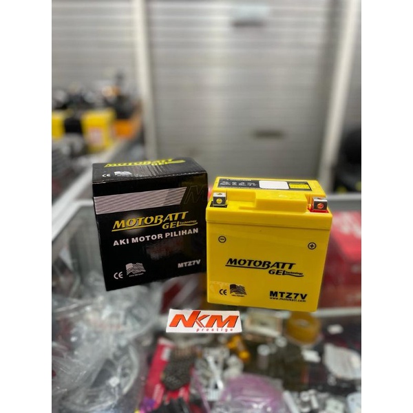 AKI MOTOR AKI MOTOBATT KERING GEL MTZ7V NMAX AEROX LEXI VESPA MATIC