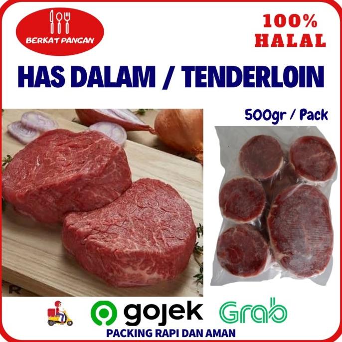 

Daging Sapi Has Dalam Tenderloin Lokal Daging Rendang Daging Sop 500Gr Yahyafianshop5