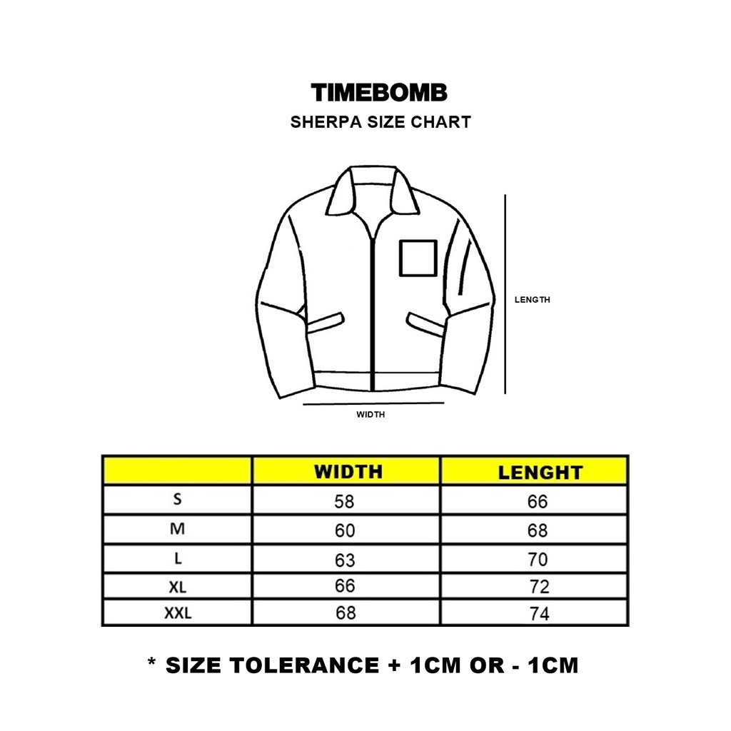 TIMEBOMB | SHERPA JACKET | JAKET SHERPA | TPG 1