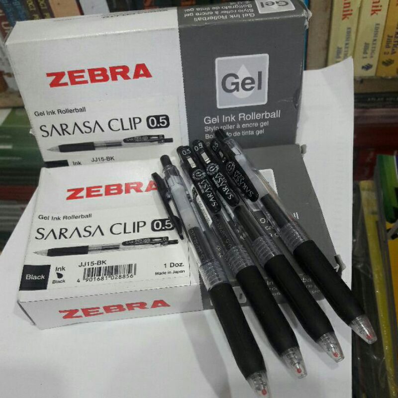 

PULPEN SARASA CLIP 0.5 mm BLACK ( GEL INK ROLLERBALL)