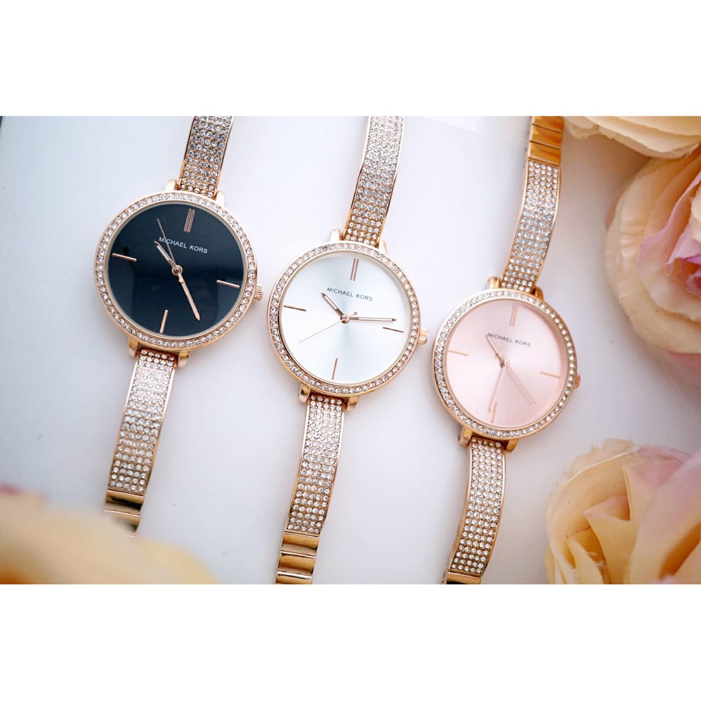 Jam Tangan Wanita | Jam Tangan MK Michael Kors Rosegold | Jam Tangan Analog Tali Rantai