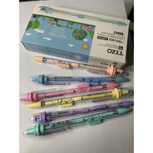 

Pencil Mekanik Tizo Pencetan Samping 2.0 mm