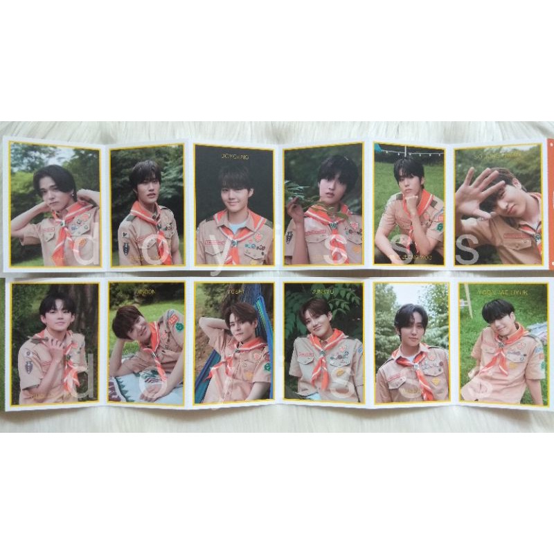 

TREASURE SUMMER CAMP ACCORDION POSTCARD