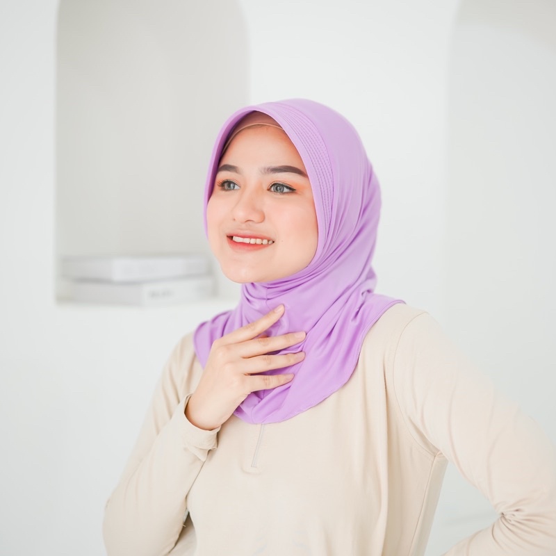 Gianina Hijab Bergo Sport-Lilac