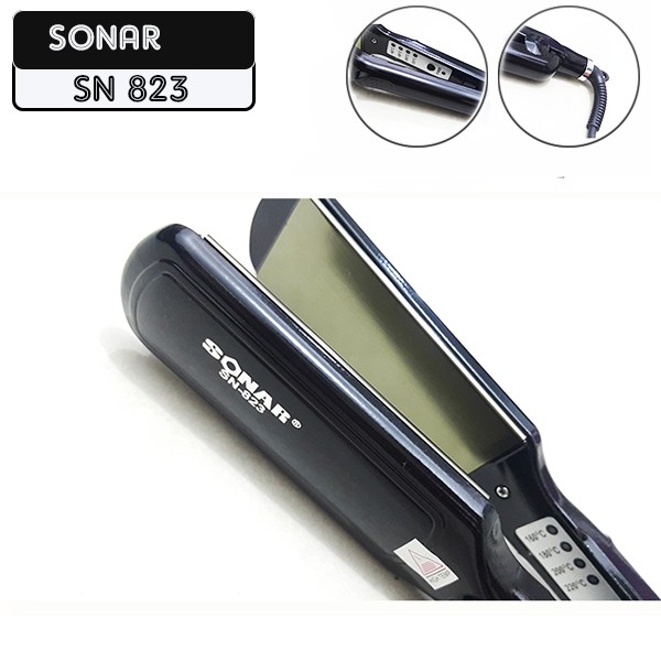 Catokan Sonar SN 823 Catokan 2in1 , Catokan Lurus Dan Curly , Catokan Ion , BEST SELLER