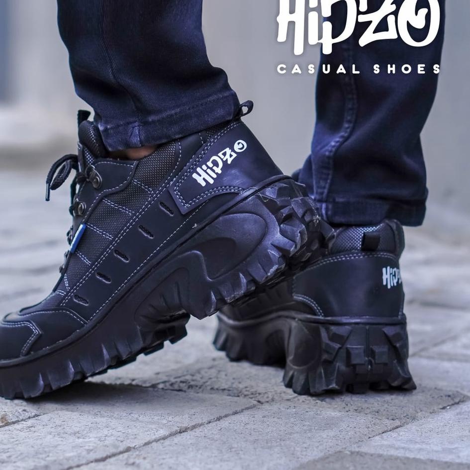 {Etb31au22υ} Sepatu Safety Pria Premium Ujung Besi Hipzo M 052 Original 100% Anti Air Safety Sefty S