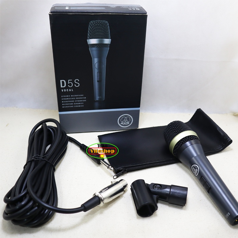 MIC KABEL AKG D5S MICROPHONE VOCAL PROFESIONAL SUARA JERHIH DAN HALUS