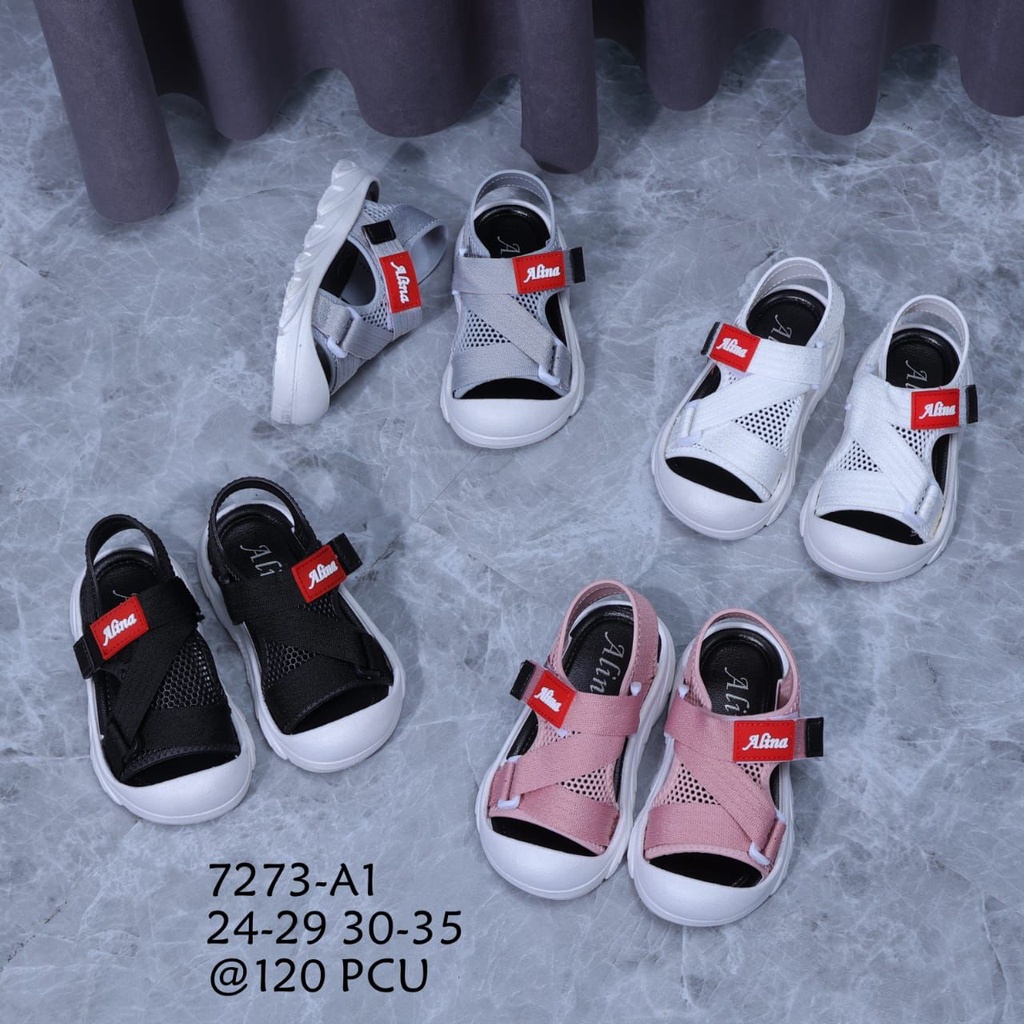 terbaru sepatu tali anak unisex 7273-A1 size 24-35/sepatu anak Trendy import