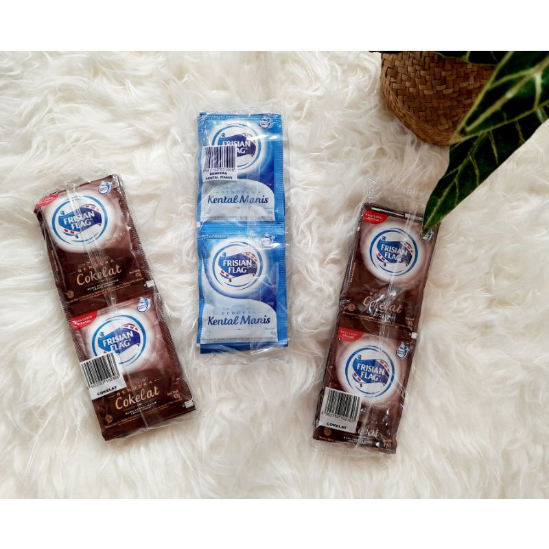 Frisian flag bendera susu kental manis renceng (40gr x 6sachet)