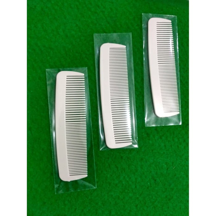 2PCS Sisir Saku Sisir Rambut Pomade Sisir Kecil Portable - Warna Random