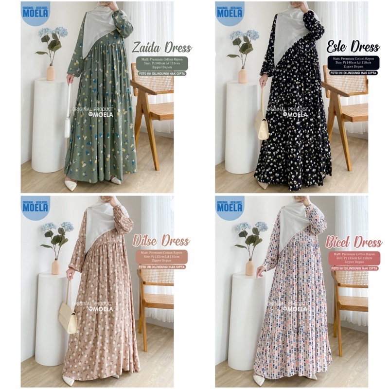 Dress Rayon Motif Lucu Zaida Esle Dilse Bicel Dress Origina by Moela