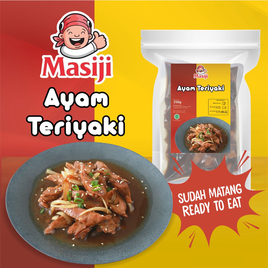 

Ayam Fillet Chicken Teriyaki Masiji (Matang & Frozen - Porsi 2 orang)