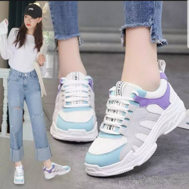 ABBUSHOES MD 912 Sneakers Wanita Bahan Kanvas-5