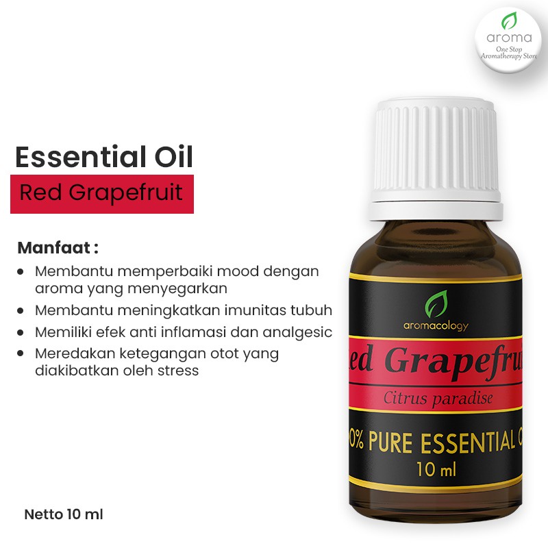 Essential Oil Aromatherapy Aromacology - Red Grapefruit 10ml