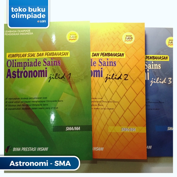 PAKET: Kumpulan Soal  Pembahasan Olimpiade Astronomi SMA Jilid123