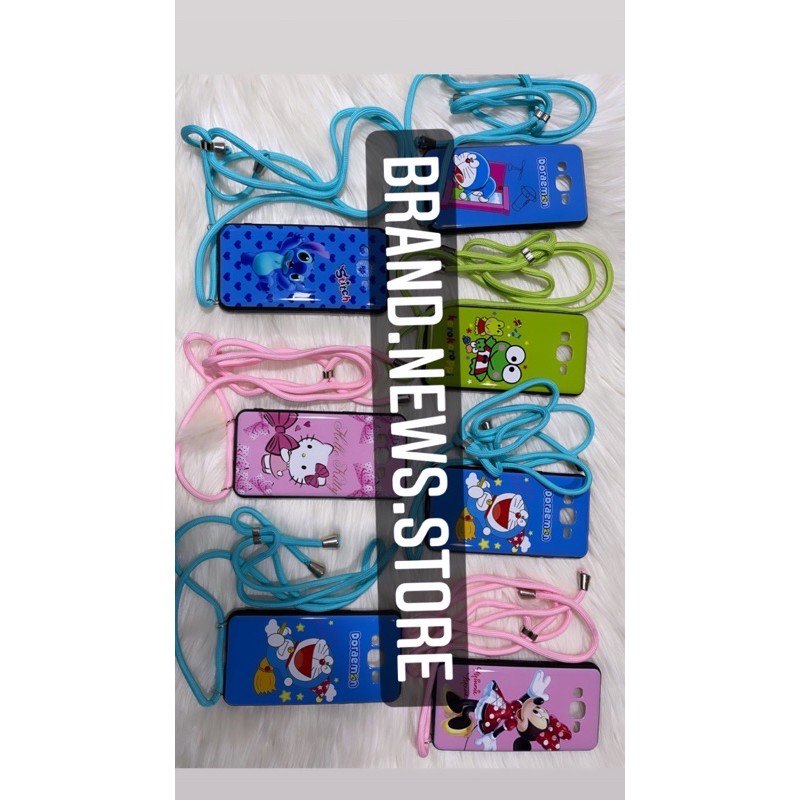 OPPO A7/A5S/A12/A11K/A15/A15S/A53/A33/BONEKA/KARAKTER FUZE CASE + GANTUNGAN TALI LANYARD NAGITA/BT21