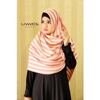 [UWAIS HIJAB] PASHMINA MOTIF SYARI UWAIS HIJAB | PASHMINA 200x67 CM