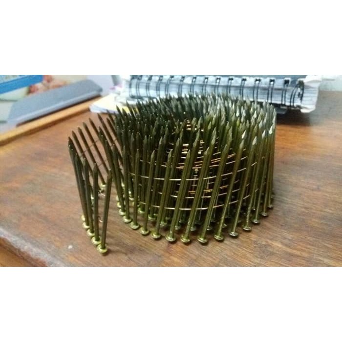 Paku Pallet 50 mm coil nail paku tembak rambo 5 cm FC50V1 400 pcs ...