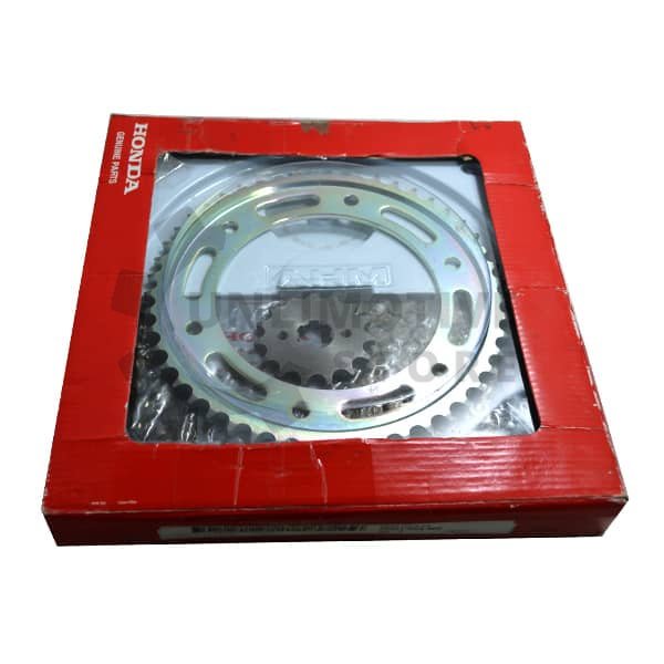 100% Ori 06401-K84-900 Gir Gear Rantai Roda 1 Set CRF 150 L, gear rantai roda, roda gear rantai set,