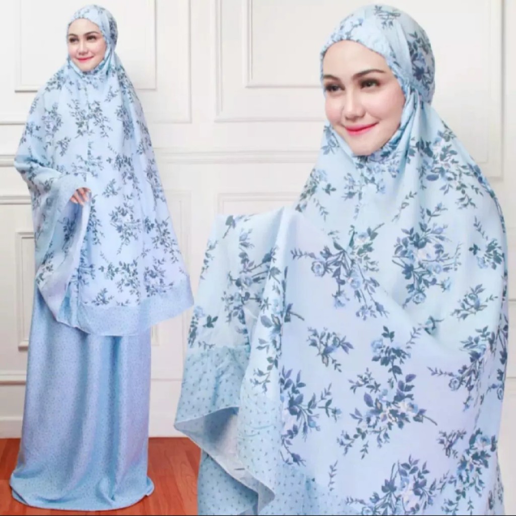 Gudang_mukenaku Mukena rayon Elvira mukena dewasa jumbo size mukena rayon premium