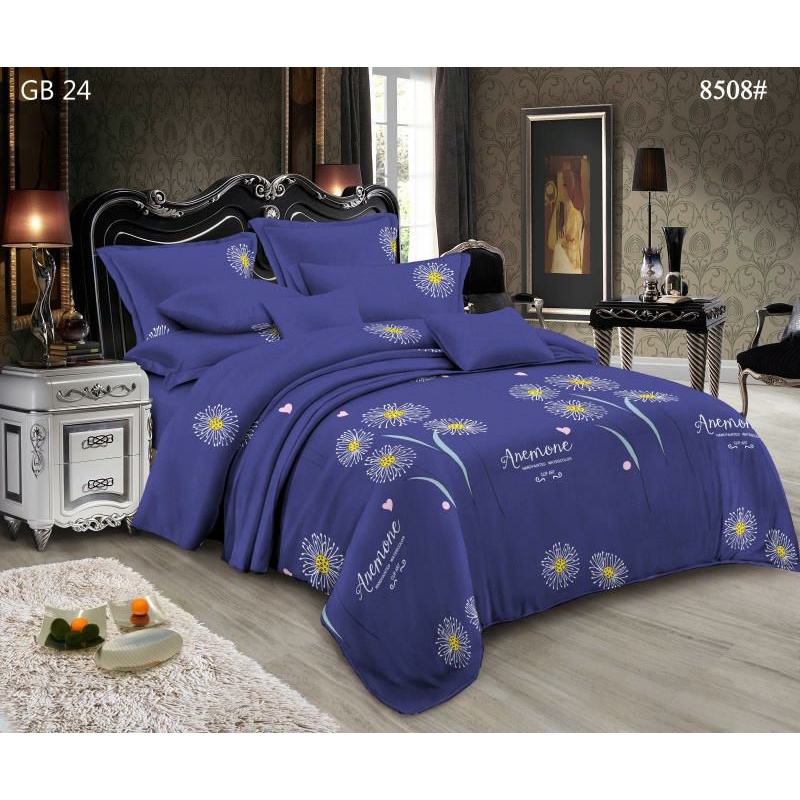Sprei homemade Anemone Doraemon Motif bunga Tulip Spongebob Butterfly