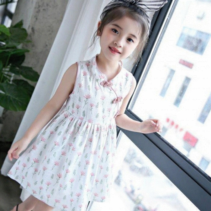

FASHION ANAK & BAYI PAKAIAN ADAT ANAK MDS1219 CHEONGSAM ANAK PEREMPUAN