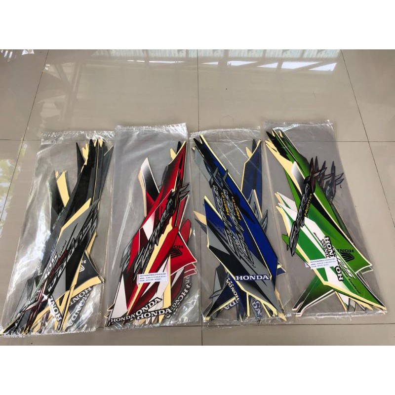 Striping supra x 125 non fi helm in 2011