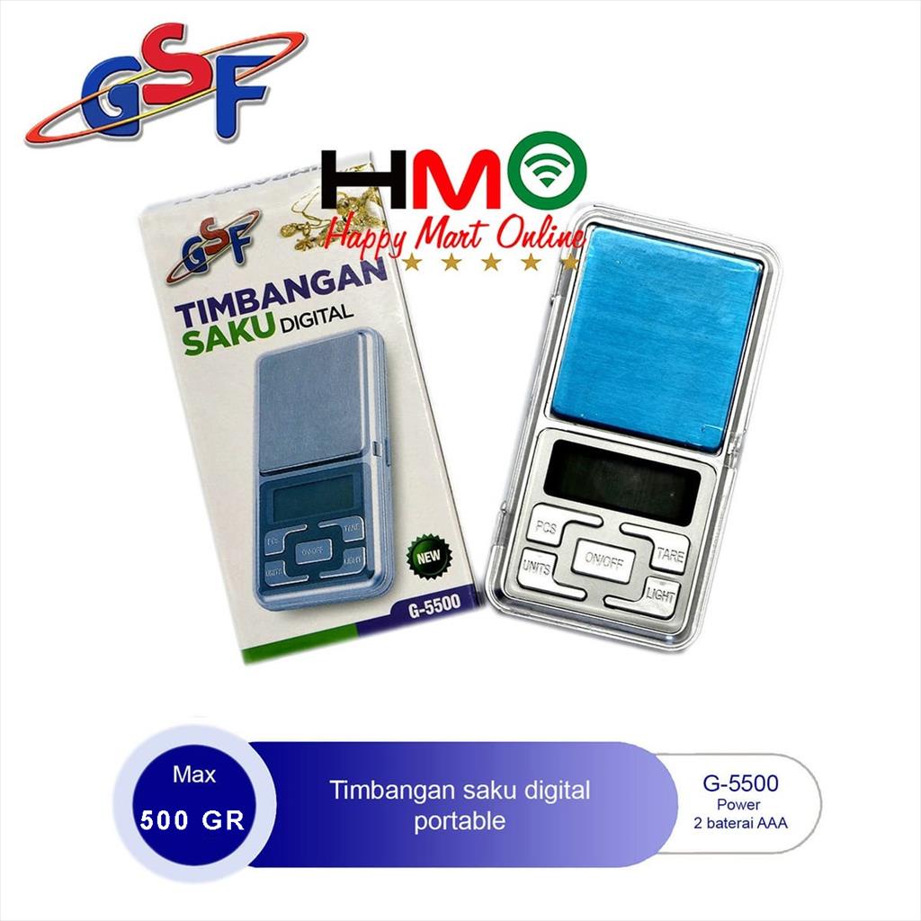 Terbaik Timbangan Emas Perhiasan Digital 500Gr Akurasi 0.1 Gram Timbangan Pocket Emas Perak Batu