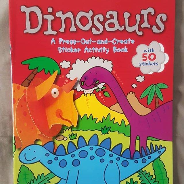 Dinosaurs - A Press-out-and-create Sticker Activity Book with 50 Stickers