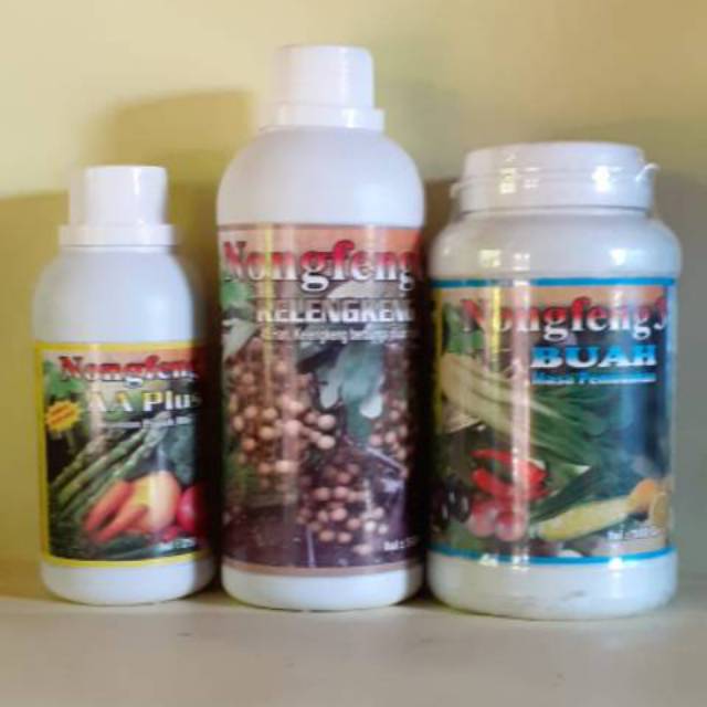 PAKET PEMBUAHAN ! Nongfeng Kelengkeng/Pupuk Nongfeng Kelengkeng + Nongfeng AA PLUS + Nongfeng Buah/P