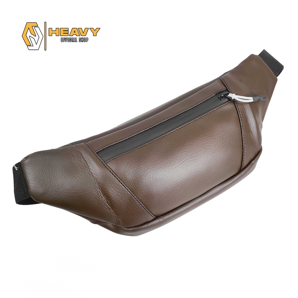 Tas Heavy Waistbag Heavy PU. leather high quality | Tas Pinggang - tas selempang - tas waistbag heavy