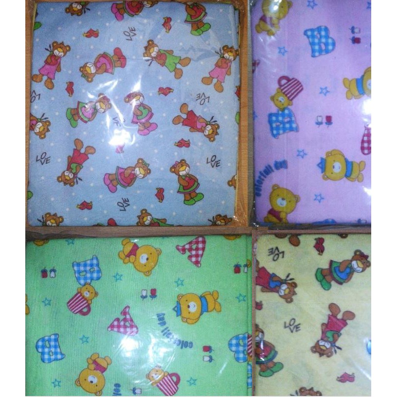 1/2 Lusin Bedong T 90 x 70 cm / Selimut Bayi Katun Flanel 90 x 70 cm Bedong Kotak Bedong Jumbo