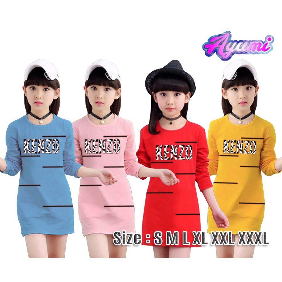 dress anak perempuan/tunik anak perempuan/baju tunik anak perempuan