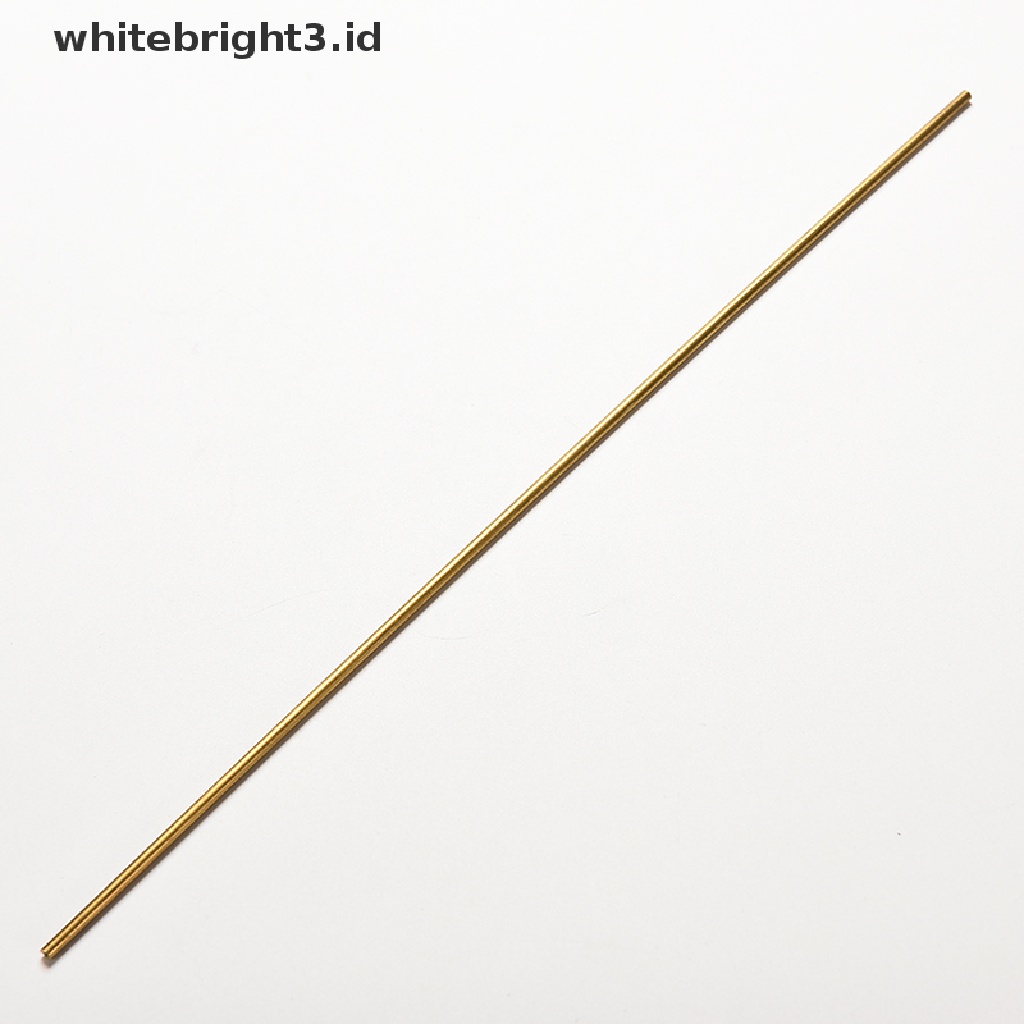 (whitebright3.id) Tabung Pipa Kuningan Bulat 2mm 3mm 4mm 5mm Panjang 300mm Dinding 0.5mm